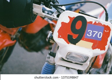 Font Number Plate Of Motorcycle