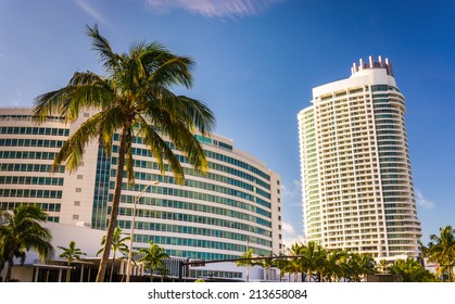 The Fontainebleau Hotel, In Miami Beach, Florida.