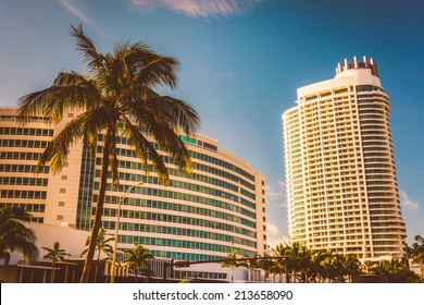 The Fontainebleau Hotel, In Miami Beach, Florida.