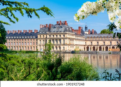 Fontainebleau Palace And Gardens Outside Paris, France