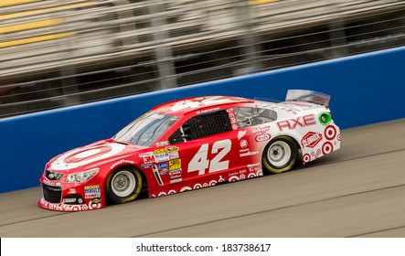 FONTANA, CA - MAR 22: Kyle Larson at the Nascar Sprint Cup practice at Auto Club Speedway in Fontana, CA on March 22, 2014