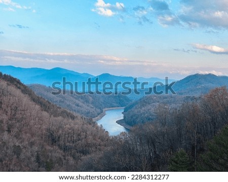 Fontana Lake Smoky Mountains View