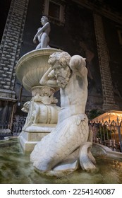 The Fontana dell’Amenano in Piazza del Duomo in Catania, Sicily - Shutterstock ID 2254140087