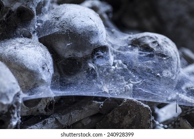 In Fontanels Cemetery Were Buried Ancient Christians, Persecuted By Romans. Naples,,italy