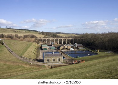 Fontburn Reservoir And Water Treatment Works Within Northumberland Uk