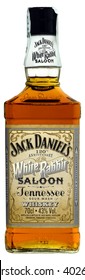 FONTE, VENICE, ITALY: American Whiskey Jack Daniel's White Rabbit 70cl, Alc.43%. Jack Daniel's Is A Brand Of Tennessee Whiskey And The Top Selling American Whiskey In The World.