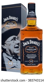 FONTE, VENICE, ITALY - JANUARY 2016: American Whiskey Jack Daniel's Master Distiller 100cl, Alc.43%