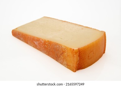 Fontina Cheese Slice Isolated On White Stock Photo 2165597249 ...