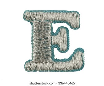 Fonts That Stitched Thread Isolated On Stock Photo (Edit Now) 336443465