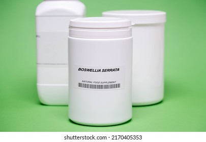 Food additives. Nutritional supplements microelements, vitamins and additional substances for bodybuilding and sports activities Boswellia Serrata