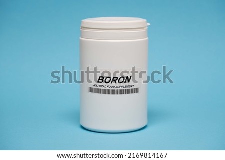Food additives. Nutritional supplements microelements, vitamins and additional substances for bodybuilding and sports activities Boron