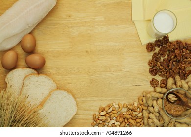 Food Allergy. Food Can Cause Food Allergy In Baby And Toddler. The Key Common Food Allergy Is Egg, Milk, Peanuts, Tree Nuts, Fish, Wheat, Soy. Allergy In Proteins