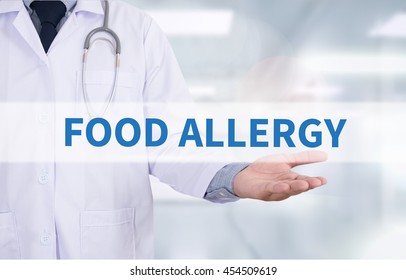 Food Allergy Medicine Doctor Hand Working Stock Photo 454509619 ...