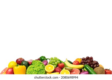 Food Background Fruit Vegetable Background Copy Stock Photo 2080698994 ...