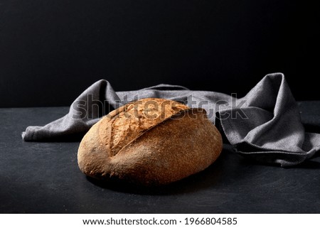 Similar – Image, Stock Photo Baking bread in a historic oven.