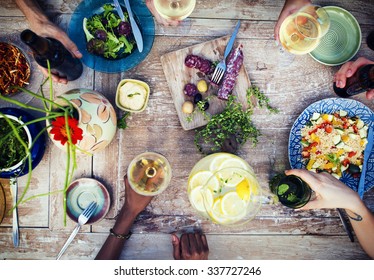 Food Beverage Party Meal Drink Concept Stock Photo (Edit Now) 285854375