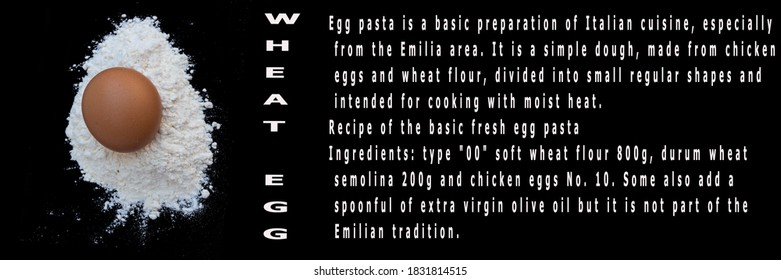 Food Card Template With Product Characteristics. Mediterranean Diet