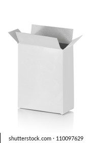 food cardboard box for new design on white background