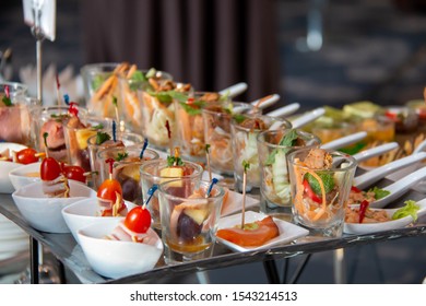 Food Cocktails Party On Tray Stock Photo 1543214513 