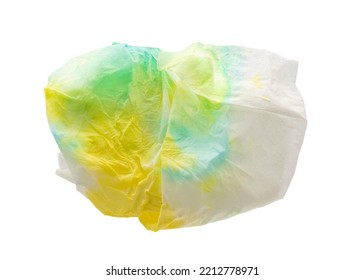 Food Coloring Stain On Tissue Paper