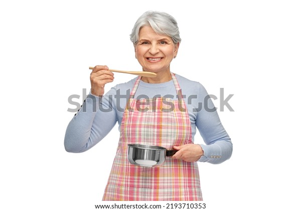 Food Cooking Culinary Old People Concept Stock Photo 2193710353 ...