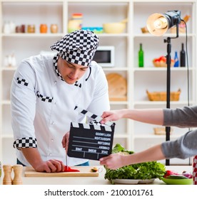 Food Cooking Tv Show In The Studio