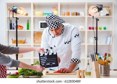 Food Cooking Tv Show In The Studio