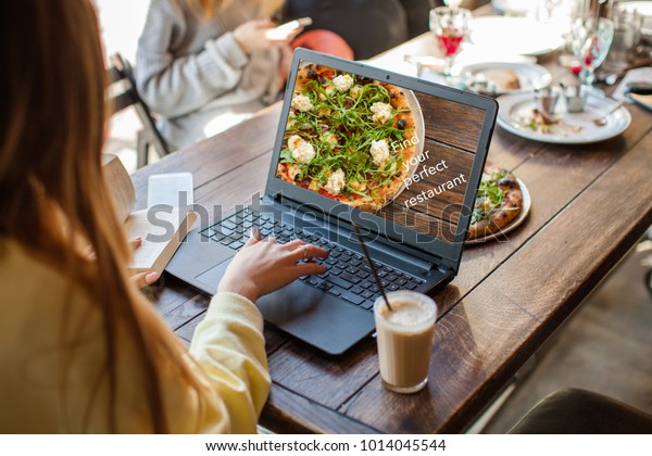 Food Critic Blogger Writing His Recommendation Stock Photo Edit Now