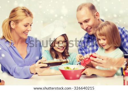 Similar – Image, Stock Photo Snow snack Child