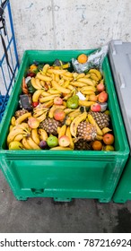 Food fruit waste in the supermarket