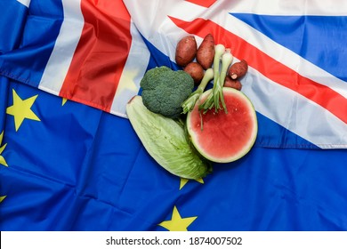 Food Import Concept For Brexit Laws And Legislation On Importing Food From European Union