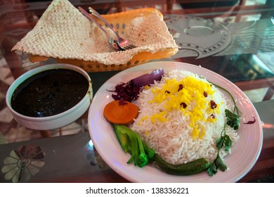 Food In Iran - Ghorme Sabzi