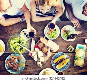 Food Lunch Celebration Party Flavors Concept - Shutterstock ID 324642482