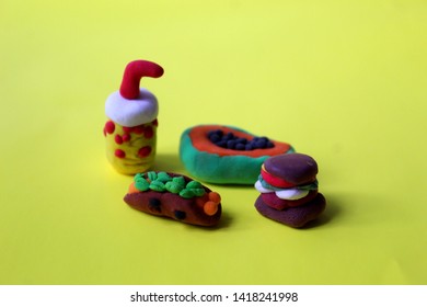 plasticine food