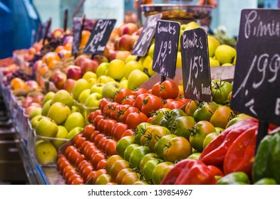 Food Market, Barcelona, Spain