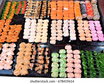 Food Market In Festival Of Province Puked Thailand.Japan Food.