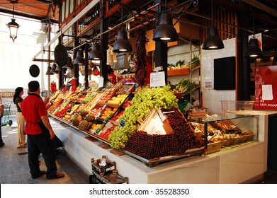 Food Market In Madrid