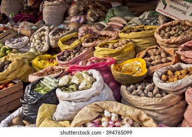 Food Market At Tupiza, Bolivia, South America