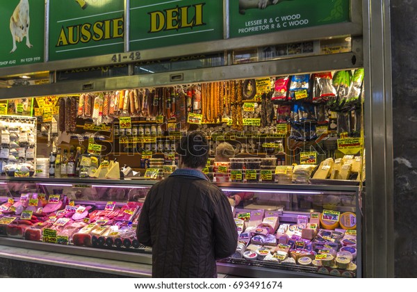 Food Markets Melbourne Victoria Australia3rd Sept Stock Photo (Edit Now