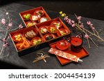 　Japanese food  New Year dishes (OSECHI)