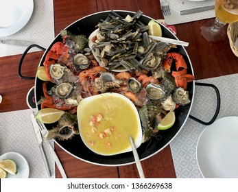 Food On The Plate, Seafood Dish, Mozambique Africa
