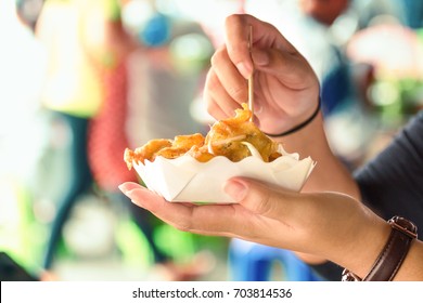 The food on the street is a great choice. There are fish dishes and sweet food, this is an example. One that is food on the street. In Asia by Thailand in Bangkok - Powered by Shutterstock