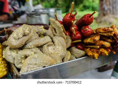 Food On The Street Market Of Bogota