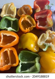 Food Prep Colorful Peppers Fall Bounty Food