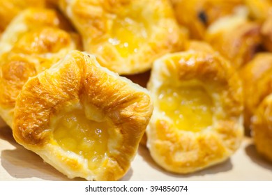 Food Was Prepared For The Wedding Dinner.Pineapple Danish