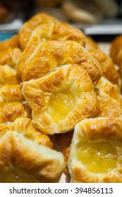 Food Was Prepared For The Wedding Dinner.Pineapple Danish