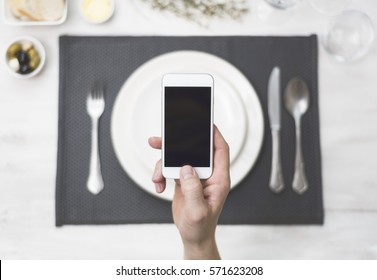 Food Or Restaurant App Mockup