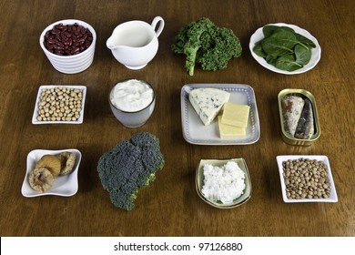 Food sources of calcium