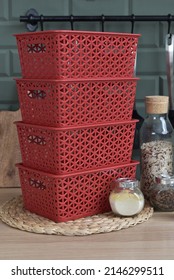 Food Storage Containers For Pre-Preparation For Meals