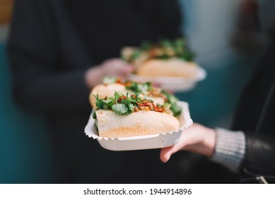 Bánh Mì At A Food Truck